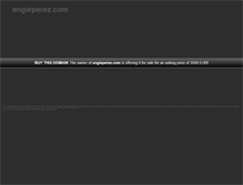 Tablet Screenshot of angieperez.com